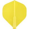 Cosmo - Fit Flight 6 Pack - Standard - Plain - Big Wing Dart Flights - Yellow