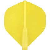 Cosmo - Fit Flight 6 Pack - Standard - Plain - Big Wing Dart Flights - Yellow