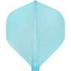 Cosmo - Fit Flight 6 Pack - Standard - Plain - Big Wing Dart Flights - Aqua