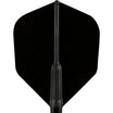 Cosmo - Fit Flight 6 Pack - Shape - Plain - Standard Dart Flights - Black