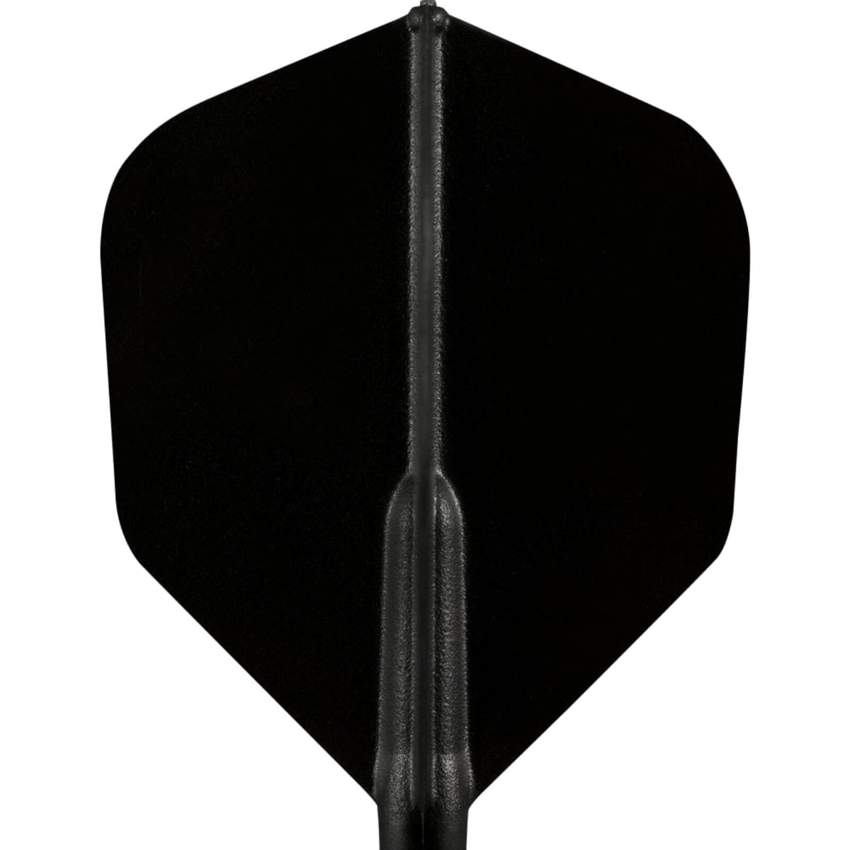 Dart Flights - Cosmo - Fit Flight 6 Pack - Shape - Plain - Standard Dart Flights Black