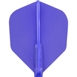 Cosmo - Fit Flight 6 Pack - Shape - Plain - Standard Dart Flights - Blue