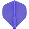Cosmo - Fit Flight 6 Pack - Standard - Plain - Big Wing Dart Flights - Blue