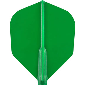 Cosmo - Fit Flight 6 Pack - Shape - Plain - Standard Dart Flights - Green