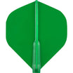 Cosmo - Fit Flight 6 Pack - Standard - Plain - Big Wing Dart Flights - Green