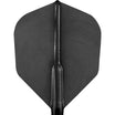 Cosmo - Fit Flight 6 Pack - Shape - Plain - Standard Dart Flights - Light Black