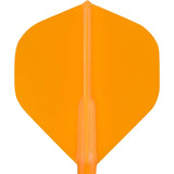 Cosmo - Fit Flight 6 Pack - Standard - Plain - Big Wing Dart Flights - Orange