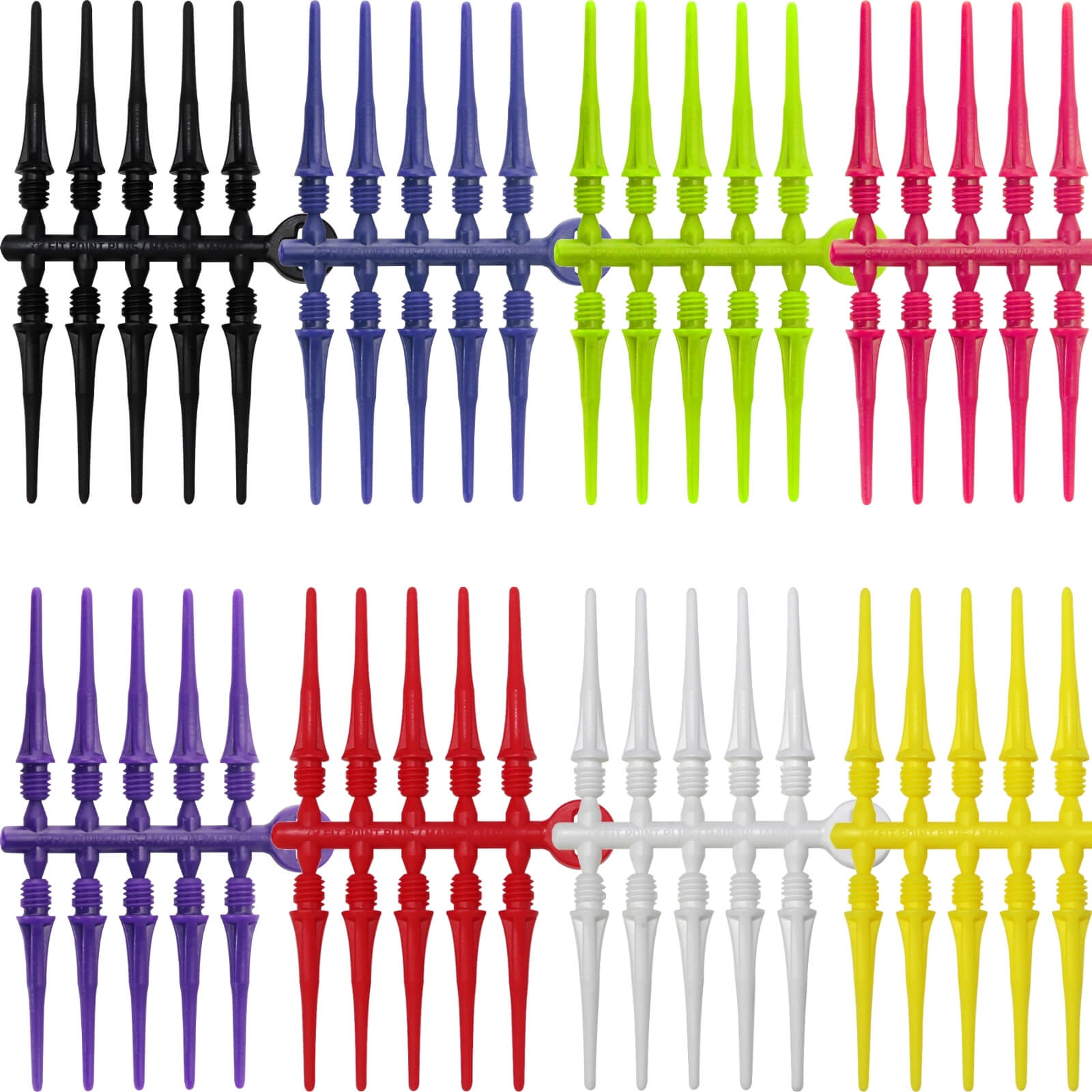 Soft Tip Accessories - Cosmo - Fit Point Plus - Soft Tip Dart Points - 50 Pack 
