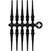 Cosmo - Fit Point Plus - Soft Tip Dart Points - 50 Pack - Black