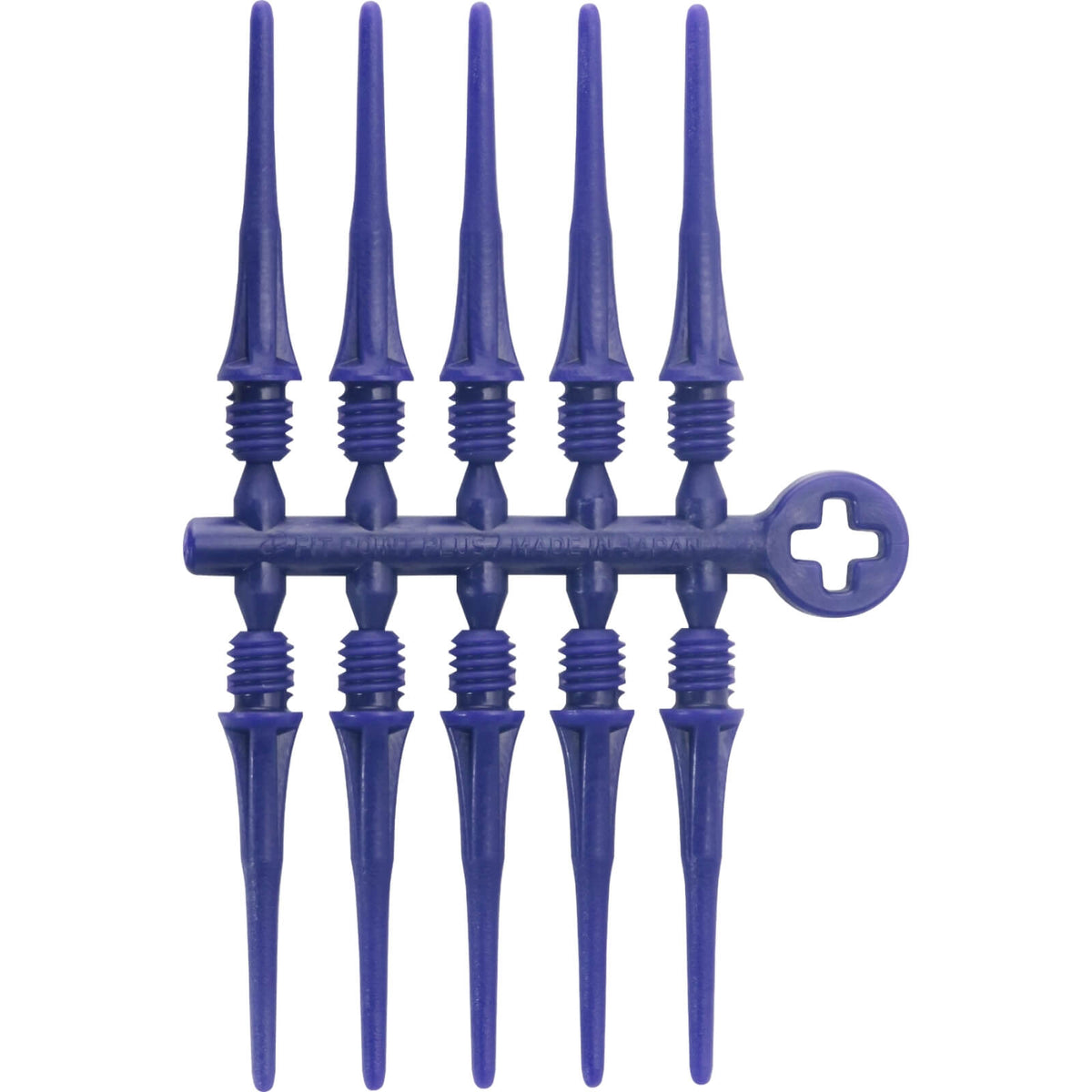 Soft Tip Accessories - Cosmo - Fit Point Plus - Soft Tip Dart Points - 50 Pack Blue