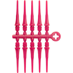 Cosmo - Fit Point Plus - Soft Tip Dart Points - 50 Pack - Pink