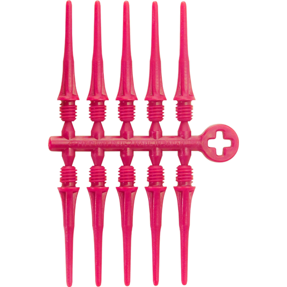 Soft Tip Accessories - Cosmo - Fit Point Plus - Soft Tip Dart Points - 50 Pack Pink