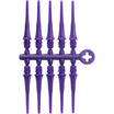 Cosmo - Fit Point Plus - Soft Tip Dart Points - 50 Pack - Purple