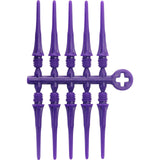 Cosmo - Fit Point Plus - Soft Tip Dart Points - 50 Pack - Purple