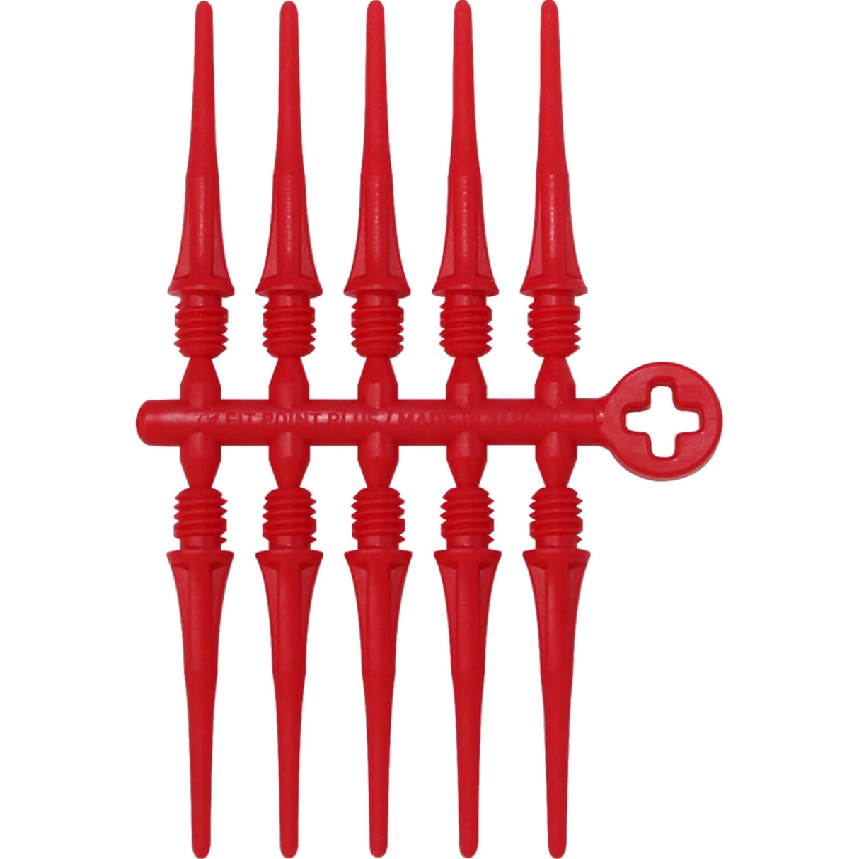 Cosmo - Fit Point Plus - Soft Tip Dart Points - 50 Pack - Red