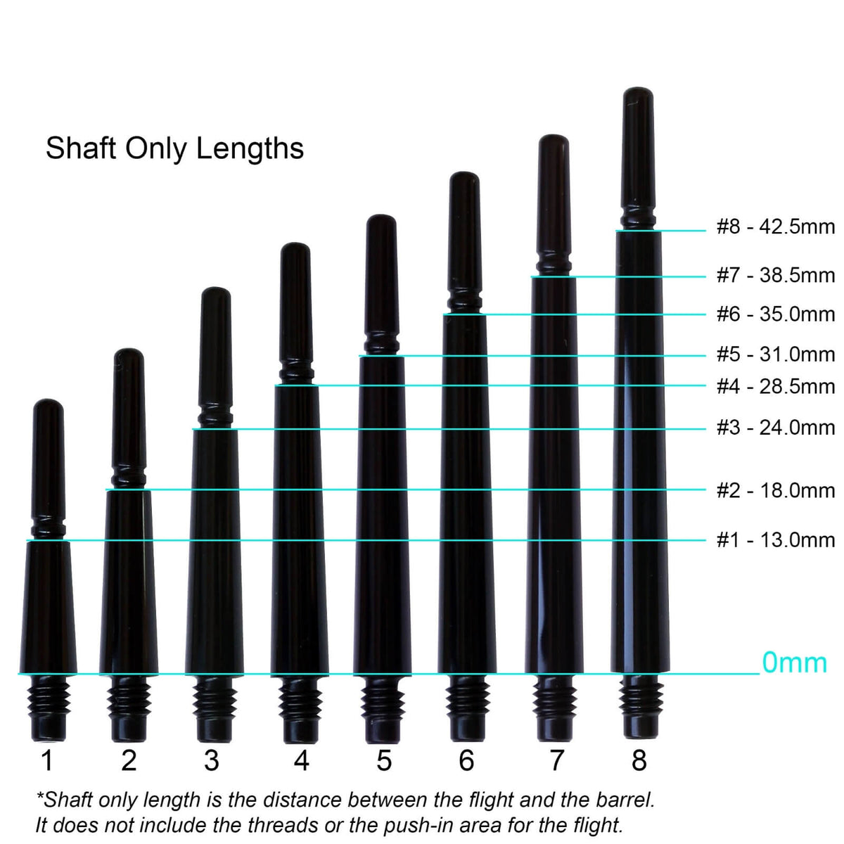 Dart Shafts - Cosmo - Fit Shaft Carbon - Black - Normal - Locked - Dart Shafts - 4 Pack 