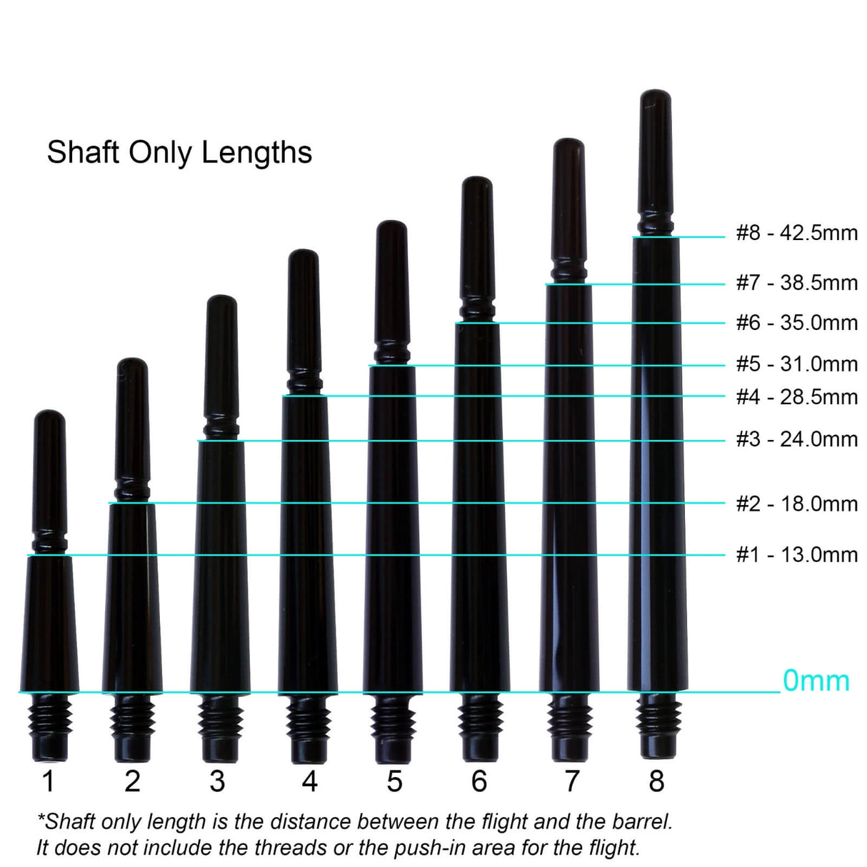 Cosmo - Fit Shaft Gear - Normal - Spinning - Dart Shafts -