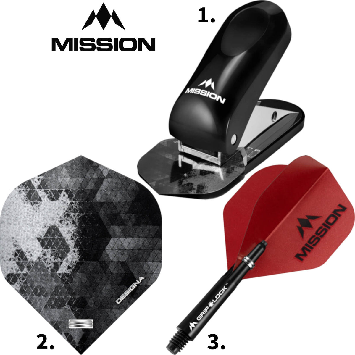 Flight Accessories - Mission - F-Lock Pro Dart Flight Punch 