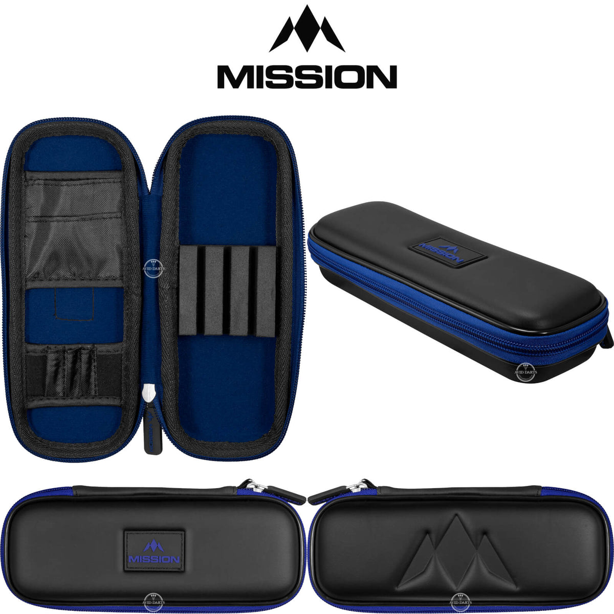 Dart Cases - Mission - Freedom Slim Darts Case Blue