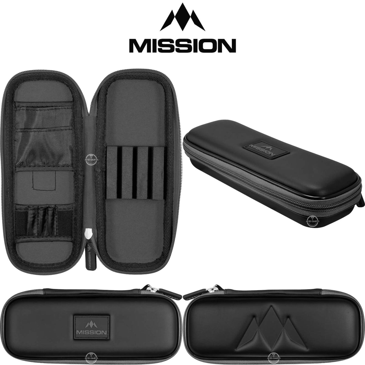 Dart Cases - Mission - Freedom Slim Darts Case Grey