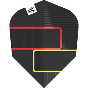 Target - Gabriel Clemens 80 Black - Standard Dart Flights -