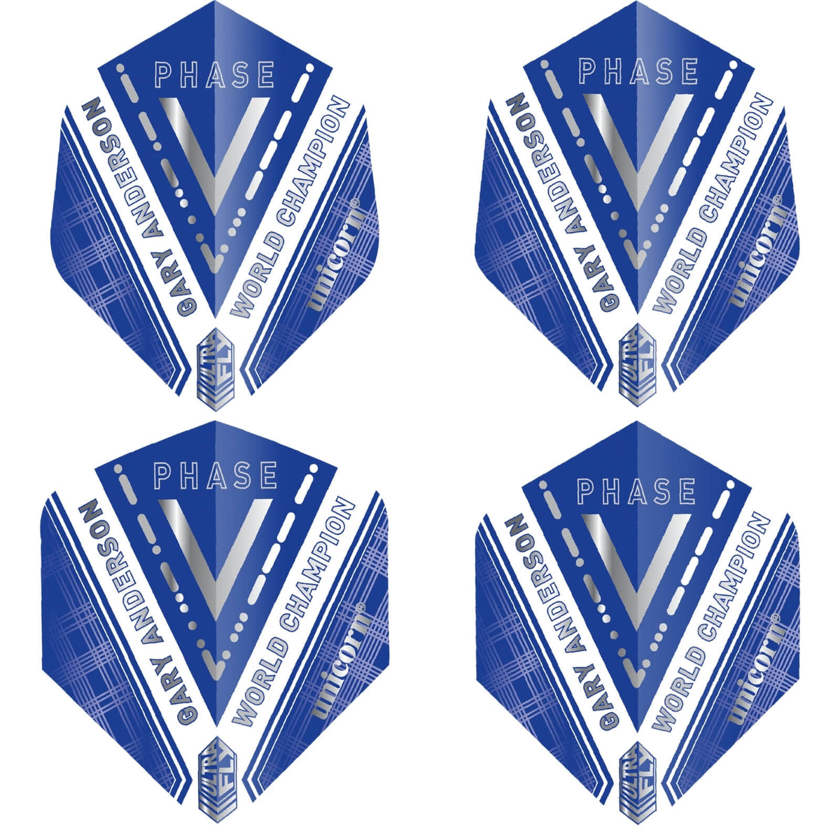 Dart Flights - Unicorn - Ultrafly Gary Anderson Phase 5 Dart Flights 