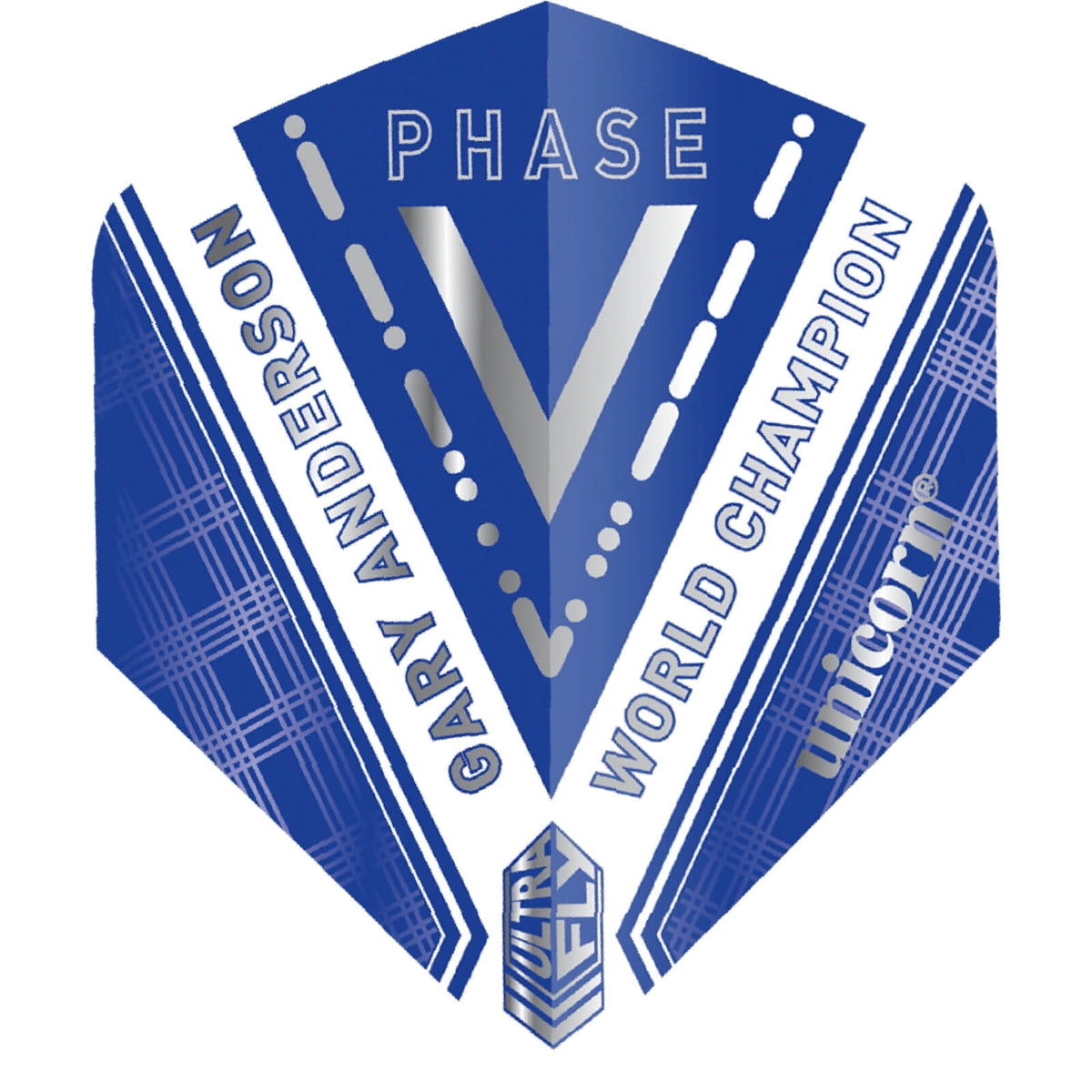 Dart Flights - Unicorn - Ultrafly Gary Anderson Phase 5 Dart Flights Big Wing