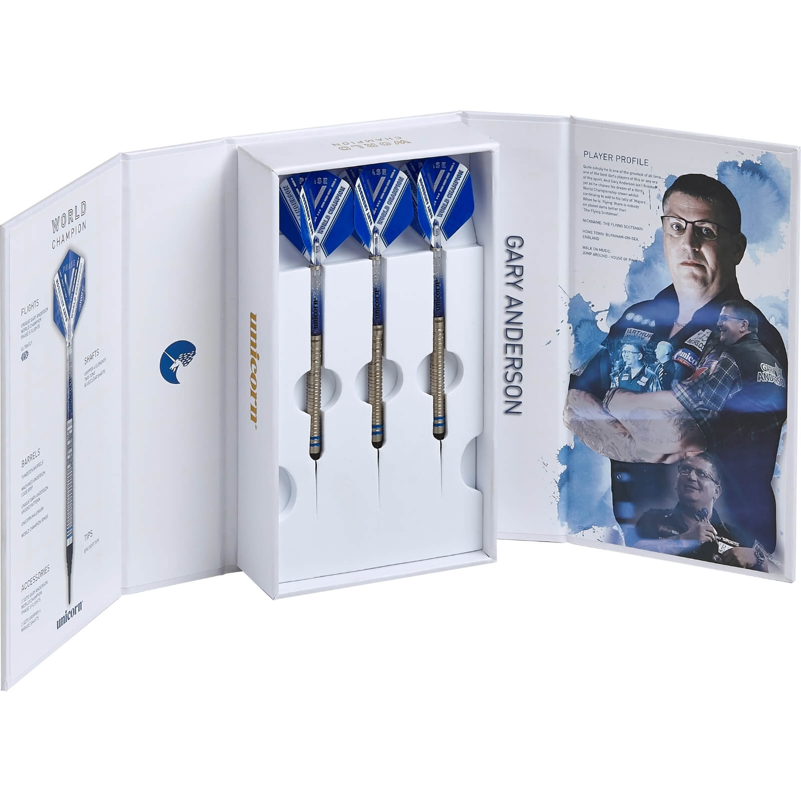 Unicorn Gary Anderson Phase 5 Soft Tip Darts For Sale | 18g 20g