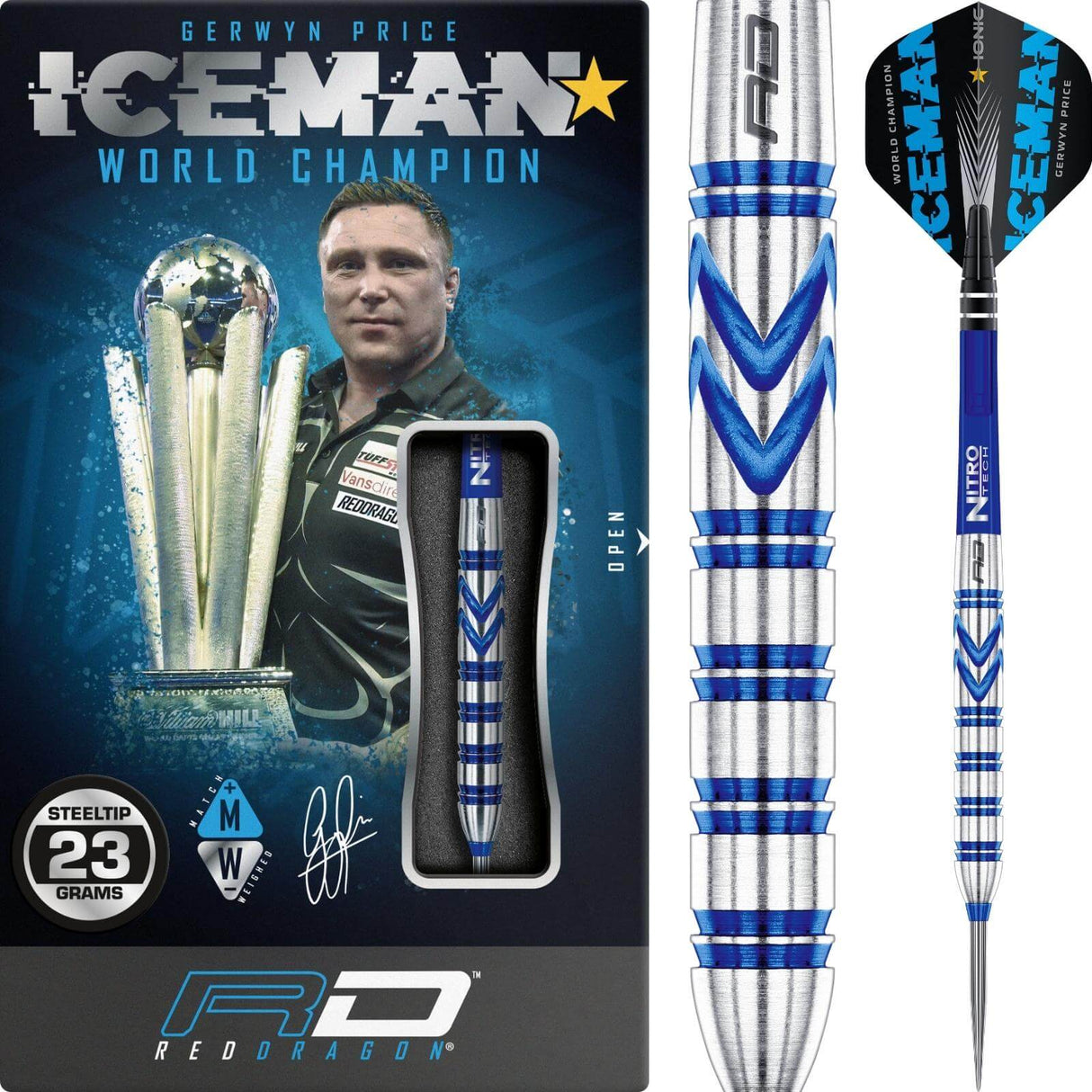 Red Dragon - Gerwyn Price Darts - 90% Tungsten - 23g 24g 26g -