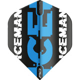 Red Dragon - Hardcore Gerwyn Price - Big Wing Dart Flights - ICE Black
