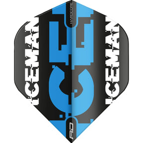 Red Dragon - Hardcore Gerwyn Price - Big Wing Dart Flights - ICE Black