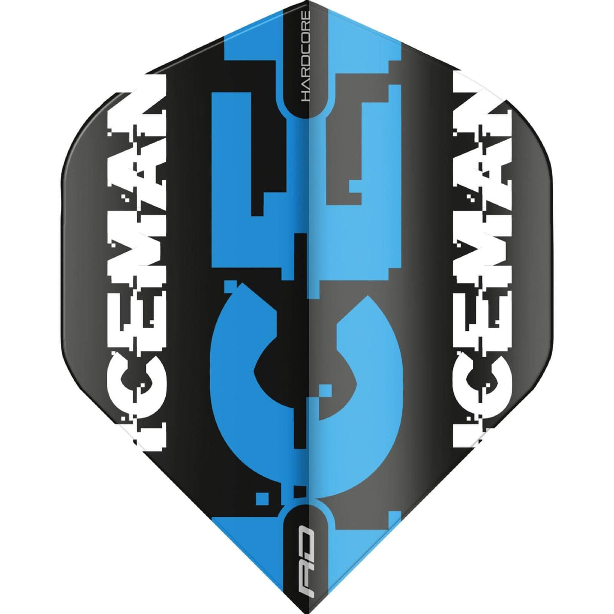 Dart Flights - Red Dragon - Hardcore Gerwyn Price - Big Wing Dart Flights ICE Black