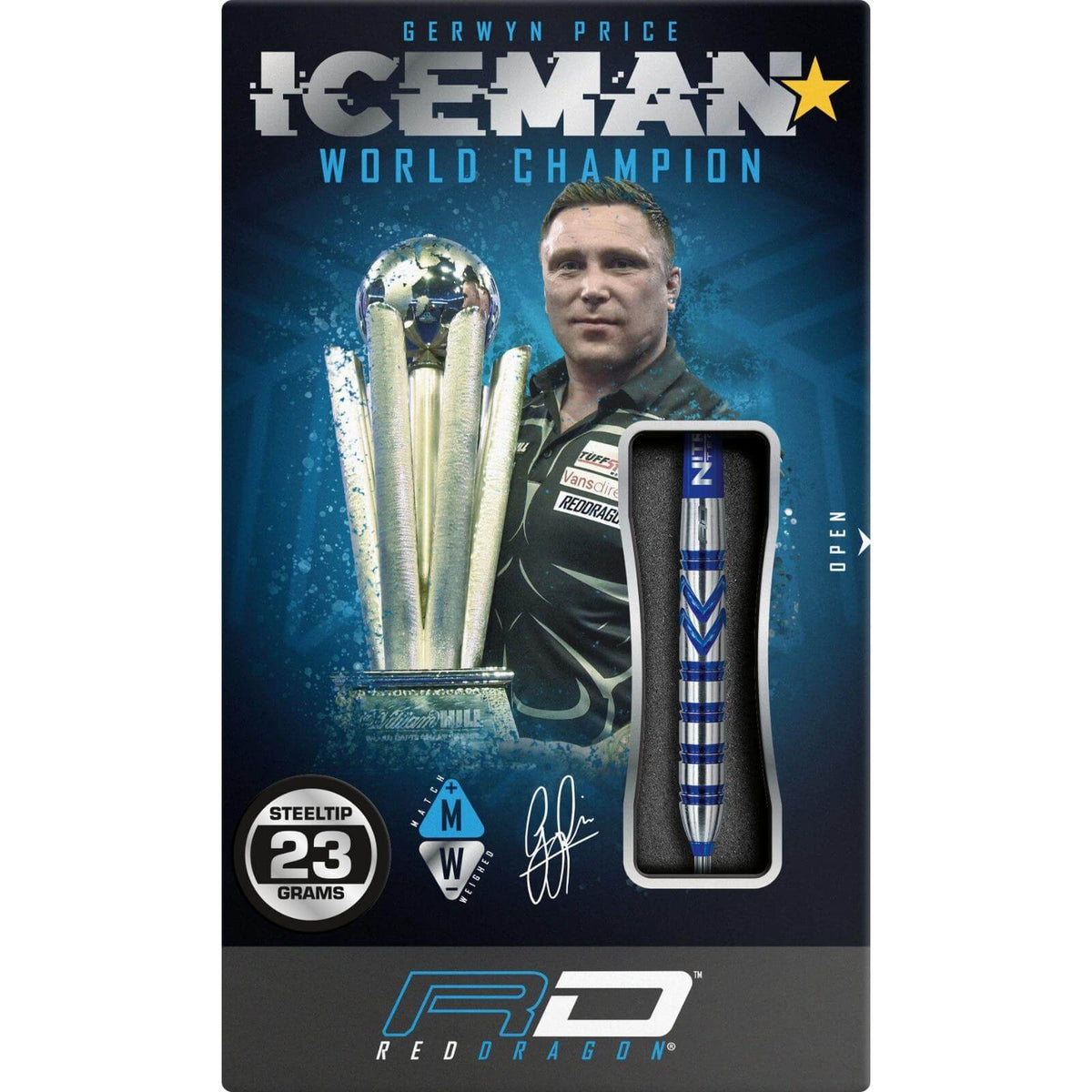 Darts - Red Dragon - Gerwyn Price Darts - Steel Tip - 90% Tungsten - 23g 24g 26g 