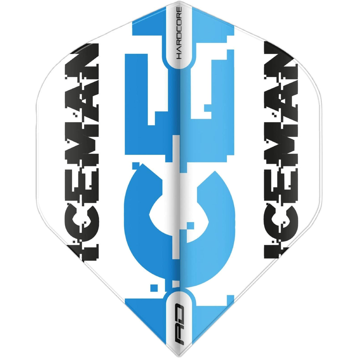 Dart Flights - Red Dragon - Hardcore Gerwyn Price - Big Wing Dart Flights ICE White