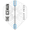 Red Dragon - Hardcore Gerwyn Price - Big Wing Dart Flights - Snowflake White