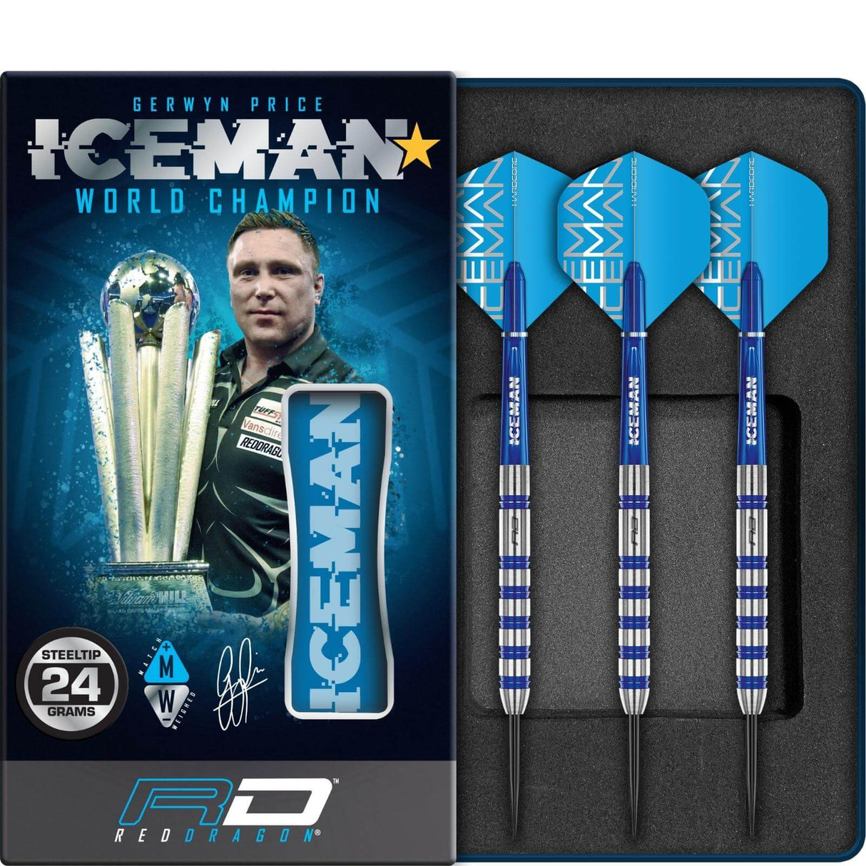 Red Dragon - Gerwyn Price Challenger Darts - 85% Tungsten - 23g 24g 25g -