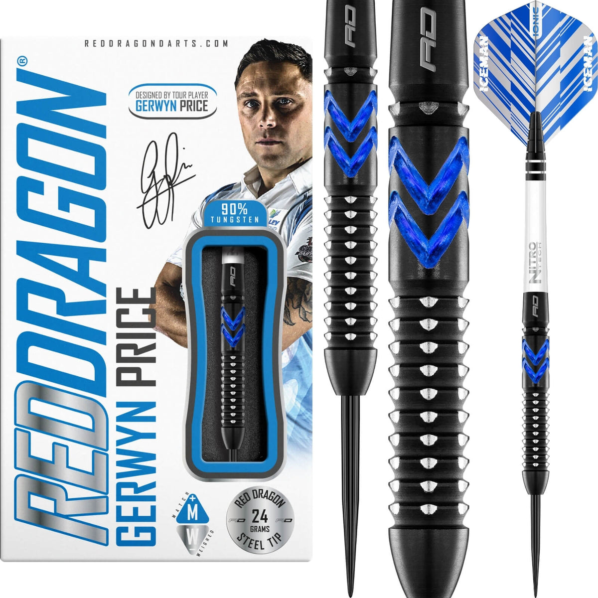 Red Dragon Gerwyn Price SE Darts For Sale 22g 24g 26g Avid Darts