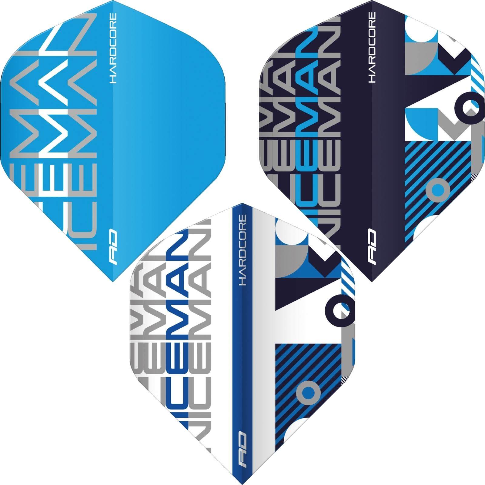 Dart Flights - Red Dragon - Hardcore Gerwyn Price Stack - Big Wing Dart Flights 