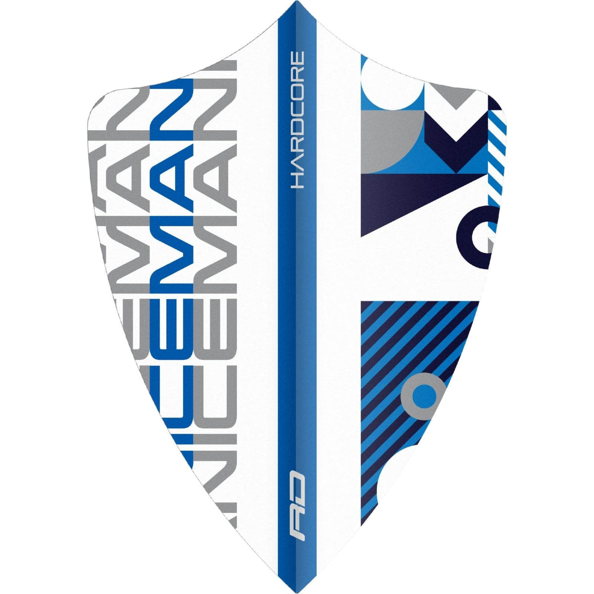 Dart Flights - Red Dragon - Hardcore Gerwyn Price Stack - Freestyle Dart Flights White