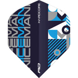 Red Dragon - Hardcore Gerwyn Price Stack - Big Wing Dart Flights - Blue