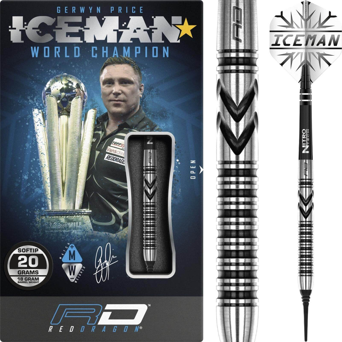 Red Dragon Gerwyn Price Thunderbolt Darts For Sale 20g Avid Darts