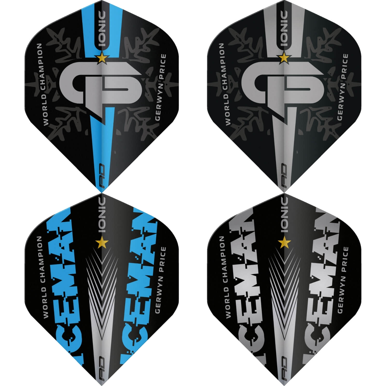 Dart Flights - Red Dragon - Gerwyn Price World Champion Edition - Big Wing Dart Flights 