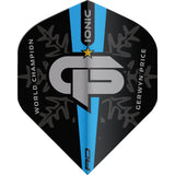 Red Dragon - Gerwyn Price World Champion Edition - Big Wing Dart Flights - GP Logo Blue