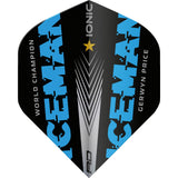 Red Dragon - Gerwyn Price World Champion Edition - Big Wing Dart Flights - Iceman Blue