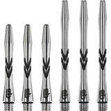 Red Dragon - Gerwyn "Iceman" Price V-Groove - Aluminium Dart Shafts - Short (36mm) / Black