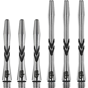 Red Dragon - Gerwyn "Iceman" Price V-Groove - Aluminium Dart Shafts - Short (36mm) / Black
