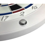 Gran Darts - GranBoard 3s - Bluetooth Electronic LED Soft Tip Dartboard - Special Edition White -