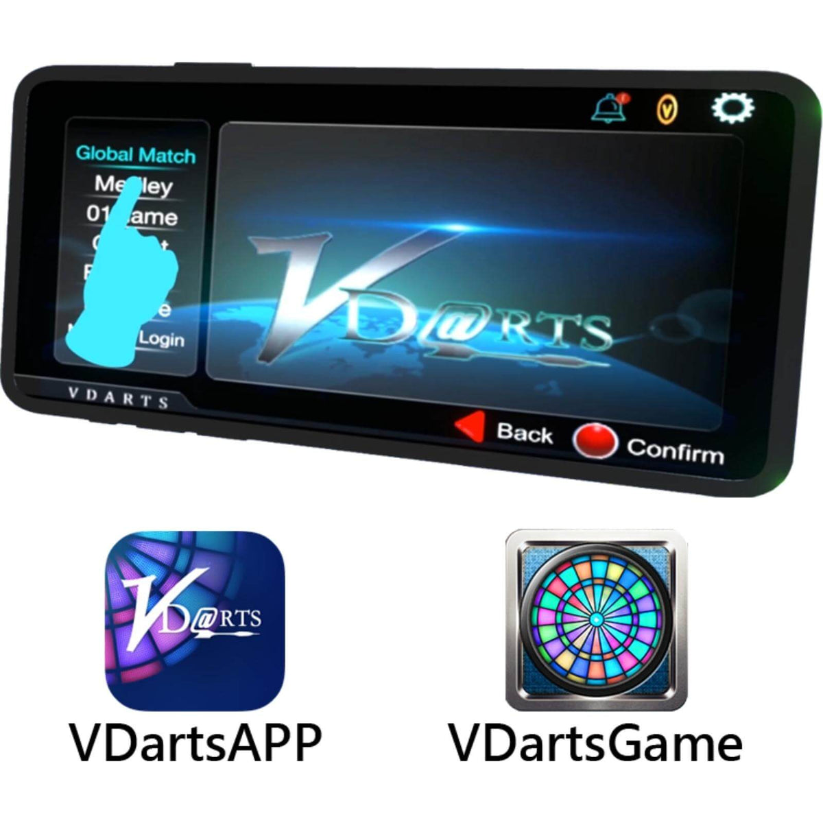 Dartboards - VDarts - H4L - Bluetooth Electronic Soft Tip Dartboard 