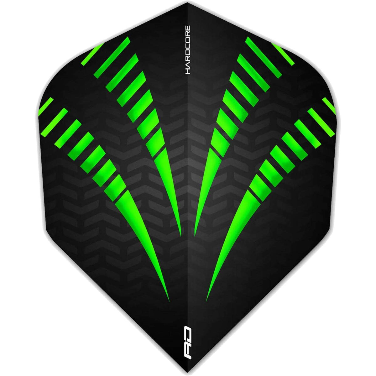 Dart Flights - Red Dragon - Hardcore Radical - Big Wing Dart Flights Green