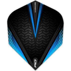Red Dragon - Hardcore Radical - Big Wing Dart Flights - Blue